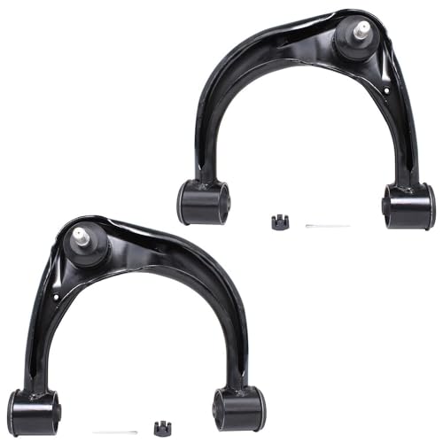 Image of Detroit Axle - Front End 14pc Suspension Kit for 2003-2009 Toyota 4Runner FJ Cruiser, 2 Upper Control Arms w /Ball Joints, 2 Lower Ball Joints, 4 Tie Rods, 4 Front Rear Sway Bars, 2 Boots, Replacement