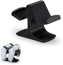 Brainwavz Dual Game Controller Desktop Holder Stand - Universal Design for Xbox ONE, PS5, PS4, PC, Steelseries