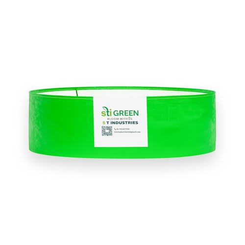 Image of HDPE Grow Bags for Plants 12X6 Inch (Pack of 1) | 260 GSM Heavy Duty UV-Protected Round Green Colour Plant Bags for Terrace and Vegetable Gardening | Strong & Reusable|