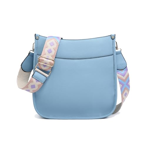 QOECI Small Crossbody Bag For Women - Vegan Leather Adjustable Strap Shoulder Handbag