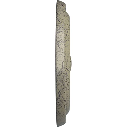 Image of 9 5 /8 inchOD x 1 1 /8 inchP Maria Ceiling Medallion (Fits Canopies up to 1 3 /4 inch), Castle Stone Crackle