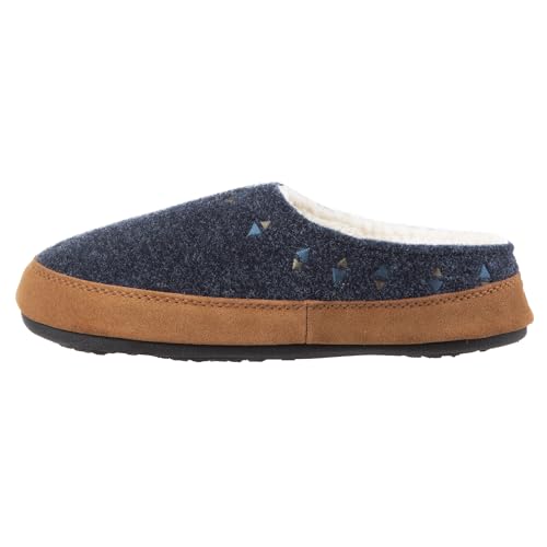 Image of Acorn Womens Slipper with Berber Lining, Suede Siding and Durable Non-Slip Indoor /Outdoor Sole