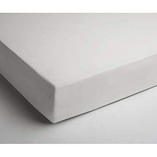 Lenzuolo con Angoli Colore: Percale 90 x 200 cm cotone bianco