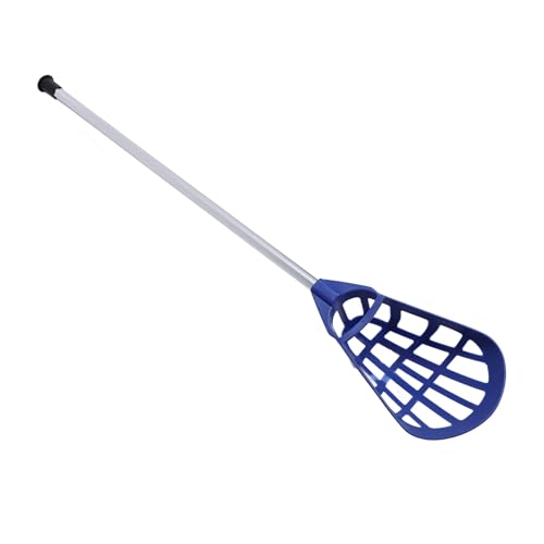 HOHXFYP Beginner Lacrosse Stick, Aluminum, Mesh Pocket, Blue
