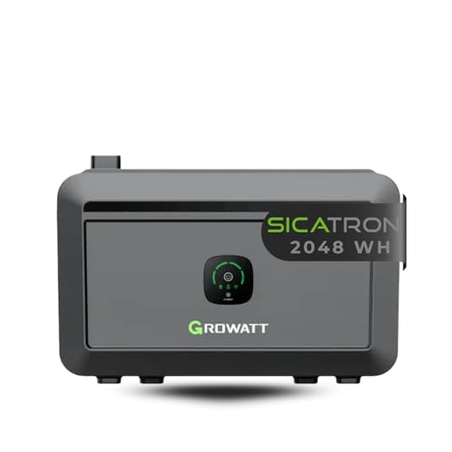 Growatt NOAH 2000 Balkonkraftwerk Speicher 2048Wh Solarspeicher...