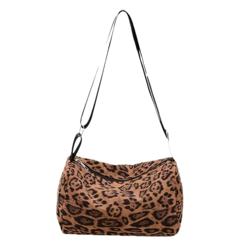 Image of Leopard Tote Bag for Women Cheetah Purse Vintage Hobo Bag Large Capacity Work Tote Bag