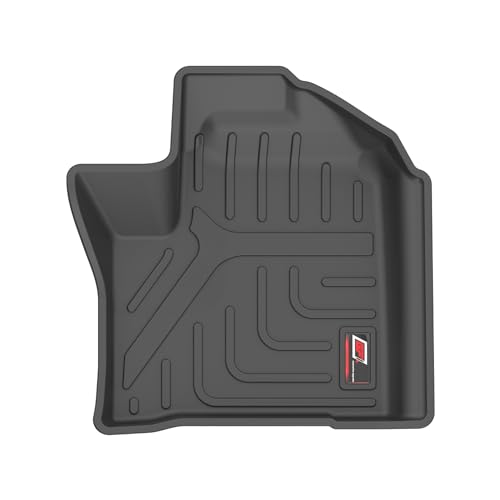 Image of GFX Tpv Premium 3D Life Long Car Floor Mats Compatible with Safari (2023) Onwards. Captain Seat, 6 Seater (Automatic) Black