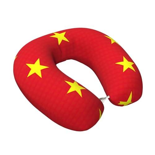 Almohada de viaje con diseño bandera de Vietnam miniatura 2