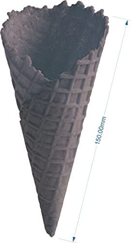 Image of The Cone Company-Wafer cones (CHOCOLATE, 150 MM) (10 PCS)