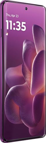 Image of Motorola Moto Edge 60 Pro 5G Ai (Tmobile Mint Tello & Global) (512GB+12GB) NFC 50MP Triple Cam Dual Sim 6.7 inch XT2507-1 Latino American Version (Pantone Sparkling Grape)