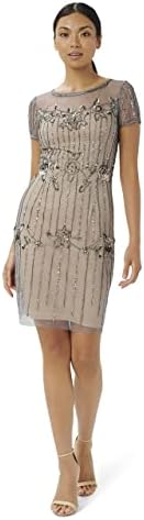 Adrianna Papell Women’s Beaded Short Dress