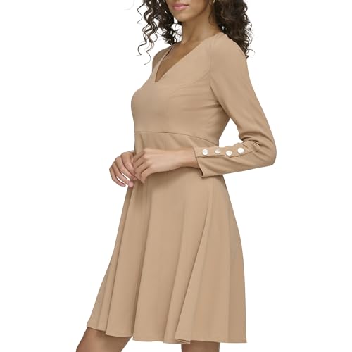 Image of Tommy Hilfiger Women's Scuba Crepe Structured Dress