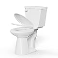 17.5 Inch High Toilet | Extra Tall Toilets With Comfort Height Tall Toilet Seat, 1.28 GPF Side Single Flushing High Toilets For Seniors, Extra High Toilet With 12" Rough-in & Soft-close Toilet Seat
