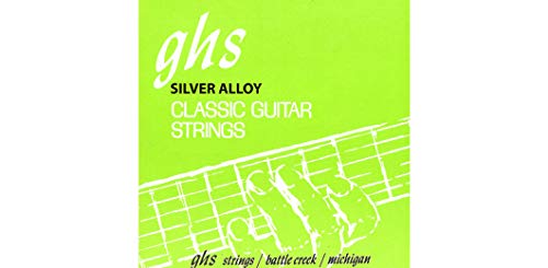 John Pearse Classical Guitar Six String Guitar Silver Plated Wound Firm Tension, .029 - .044, 1200