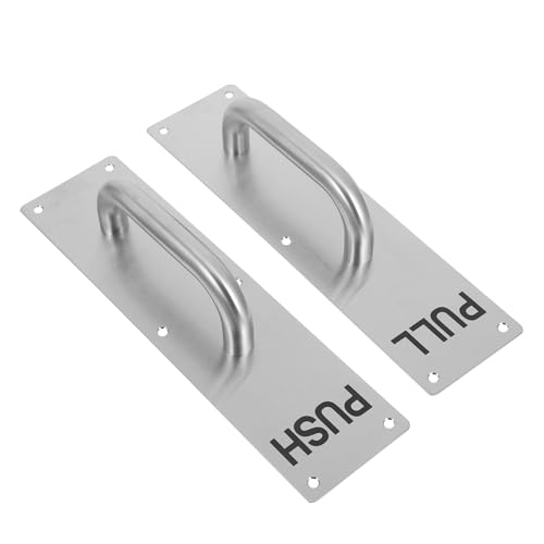 Plaques pull push pour usage commercial en acier inoxydable Homoyoyo - 2