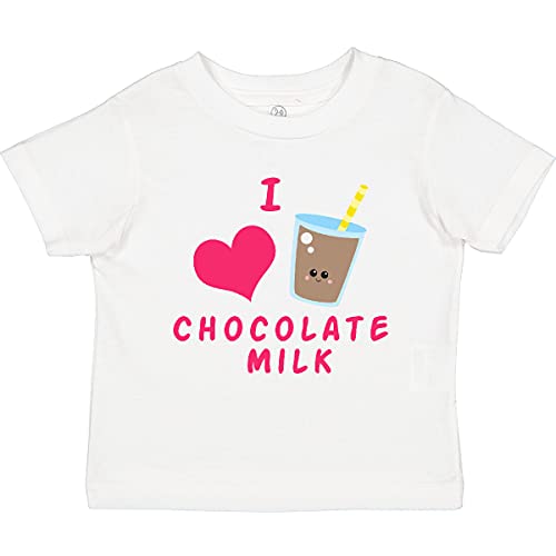 inktastic I Love Chocolate Milk Toddler T-Shirt
