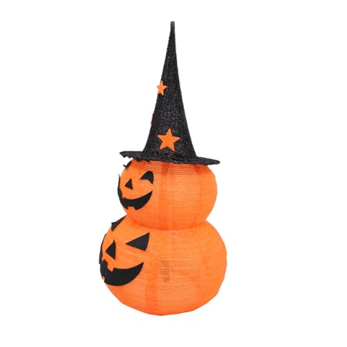 1pc Pumpkin Lantern Ornaments Halloween Home Decor Cloth Pumpkin Lantern Party Layout Lantern Funny Lantern Halloween Lantern Foldable Lantern Decorative Lantern Halloween Supply