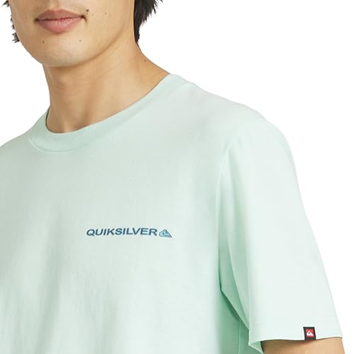 Quiksilver Men's Regular Fit Premium Soft Cotton Tee Short Sleeve T-Shirt, Brook Green, X-Large by Quiksilver - Used condition - Image 2