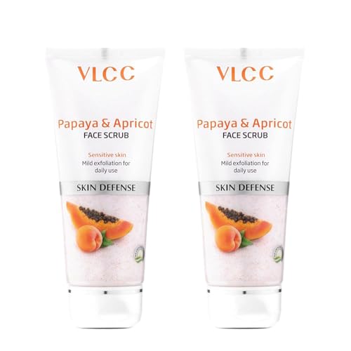 VLCC Papaya & Apricot Face Scrub pour éliminer la peau terne et les imperfections du visage