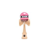 KROM Kendama MIKRO Pink – Mini Kendama aus Buchenholz – Voll spielbar – Taschenformat – Für Anfänger & Profis
