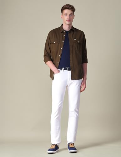 Image of U.S. Polo Assn. Denim Co. Men's Twill Slim Fit Shirt