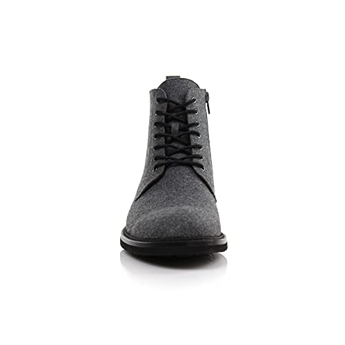 Image of Polar Fox Men's Ankle Dress Boots | Lace-up Casual Fashion Boot Collection | Cap Toe & Plain Toe Styles |