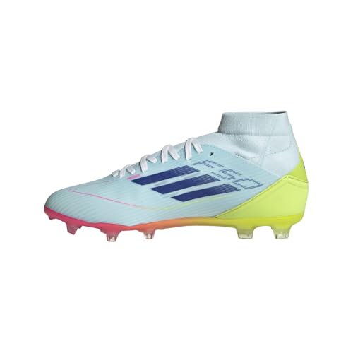 adidas Womens F50 League Mid Firm GroundMulti Ground Soccer Cleats - Blue3