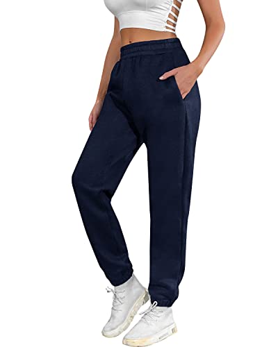 heekpek Jogginghose Damen Baumwolle Wärme Sporthose Damen Lang Sweatpants...