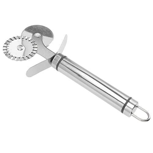 Alipis Taglia Pizza in Acciaio Inox 4 Pezzi Rotella Taglia Pizza Coltello per Pizza A Doppia Ruota Facile da Pulire per La Cottura Forno E La Cottura.