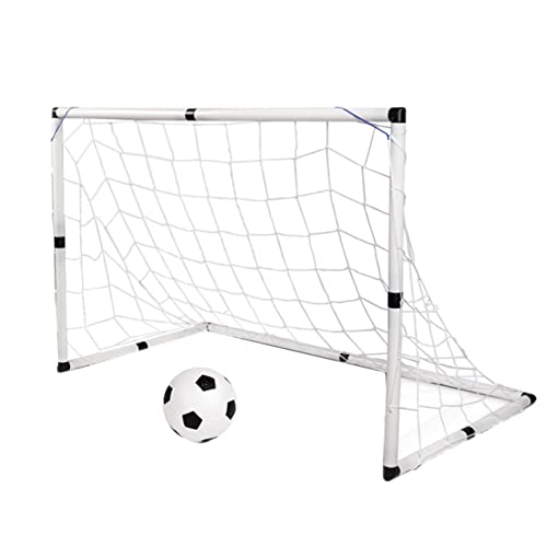 But de football portable résistant avec clous de fixation au sol