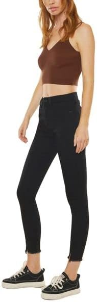 Miniatura 4 de Kancan KC8604BBK - Jeans ajustados de tiro alto