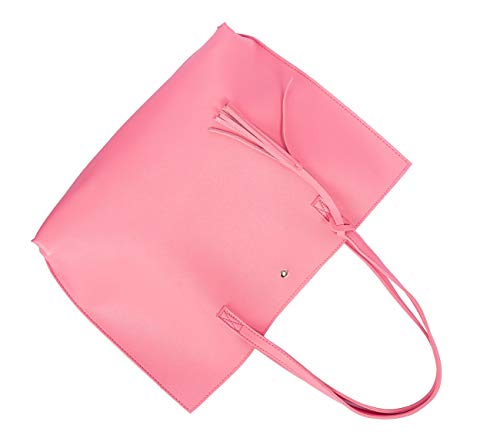 Image of Women Tote Bags Top Handle Satchel Handbags PU Faux Leather Tote Bag with Tassel Shoulder Purse