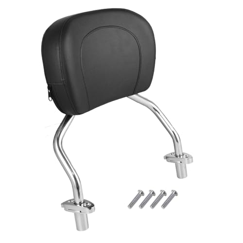 Image of Detachable Passenger Backrest Sissy Bar With Back Rest Pad Compatible with for Harley Freewheeler FLRT 2015-2025 Road Glide 3 FLTRT 2023-2025 Sissy Bar Backrest | Stylish Heavy-Duty Metal Sissy Bar Backrest For Comfortable Back Support