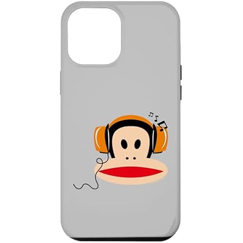 iPhone 14 Pro Max Paul Frank Julius The Monkey Headphones Case Cover