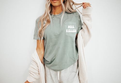 Personalized Mrs. Shirt, In My Wifey Era Shirt, Custom Wife Shirt for Women, Wedding Gift, Trendy Honeymoon outfit4