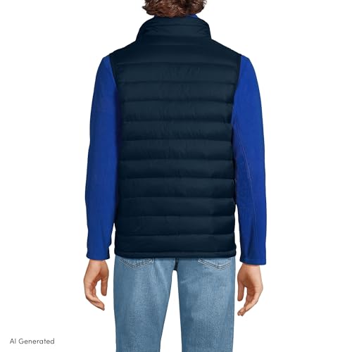 Image of Lands' End Men's Wanderweight Ultralight Packable Down Vest