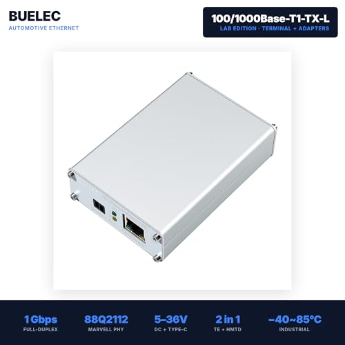 Convertisseur de média 100/1000Base-T1 double mode avec indicateur - 2