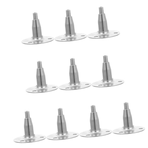 NULYLU 10pcs Stainless Steel Wire Rope Clamp Cable Clamp Winch Cable Easy Install for 1-2mm Wire Rope