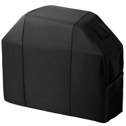 Grill Cover for Outdoor Grill, 58 Inch Heavy Duty 600D Waterproof BBQ Gas Grill Covers for Outside, UV & Fade Resistant, All Weather Protection Compatible for Weber Charbroil Nexgrill Kenmore Grills