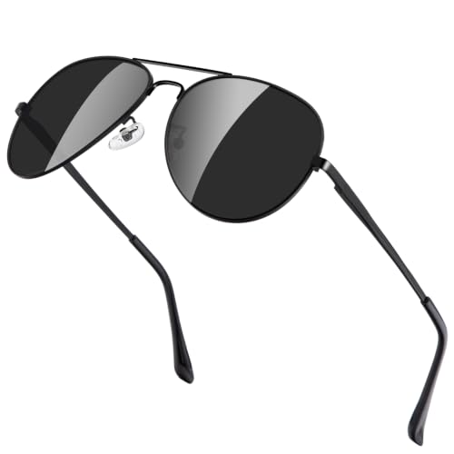 ANYLUV Pilot Sunglasses-Mens Polarised Sunglasses-Womens: UV400 Protection Sun glasses Metal Frame for Driving Running Hiking