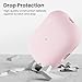 ORNARTO Compatible with AirPods Pro 3 Case 2025, Full Protective Hybrid Silicone for AirPods Pro 3rd Generation Case, Front LED Visible Skin Cover-Chalk Pink