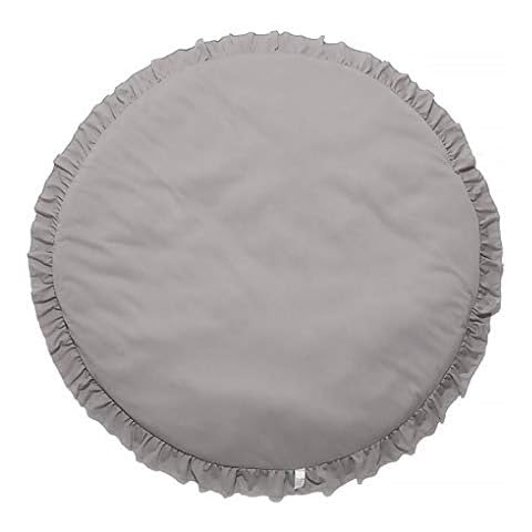 Ruffle Edge Baby Play Mat Soft Cotton Round Toddler mat cotton baby play Crawling Blanket Cushion Pad Floor Decor Cover