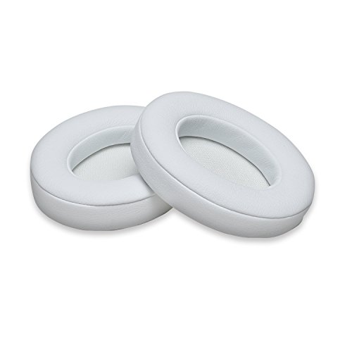 AGPTEK White Replacement Earpads, 2 Pieces Foam Ear Pad Cushion Compatible with Beats Solo 2 Wireless Headphone