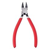 Texvora 16,3 cm schräge Zange, Bündigschneidezange mit Klingenbreite von 2,9 cm, ideal für Bastelprojekte und Gitarrensaiten