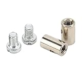 Solderless Throttle Cable Nipples, 6mm/0.2in Universal Metal Brake Cable Solderless Nipple Screws for Cars Motorcycles