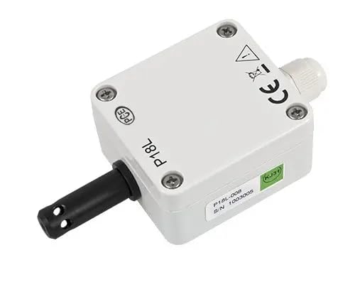 Termohigrómetro que convierte la temperatura o humedad del aire en una señal 4 ... 20 mA PCE-P18L | PCE Instruments