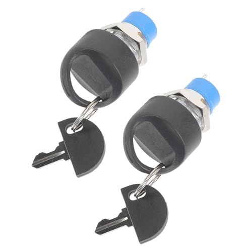 Llaves de repuesto para ciclomotor Hemobllo con kit de cerradura de encendido de 2 piezas 1
