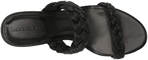 Anne Klein Women's Robyn Heeled Sandal, Black, 11 | Image 4