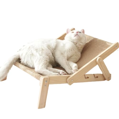Jucgghk The Beautiful Sisal Bed is Adjustable and Equipped with Artificial Pet Grippers, Making It Suitable for Indoor Pets Suitable for Indoor Pets(Style-2)