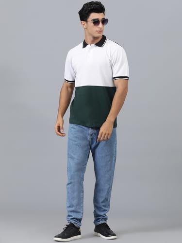 Image of KOTTY Men's Color Block Regular Fit T-Shirt